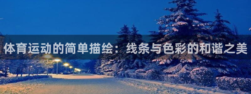 64体育：体育运动的简单描绘：线条与色彩的和谐之美